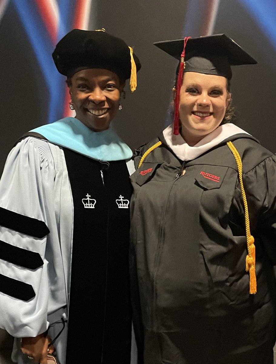 CorlisseT's tweet photo. Honored to introduce this year’s student commencement speaker, Rachel Hodge!  Her accomplishments make @Rutgers_Newark so proud! https://t.co/B7dCeO3ziQ