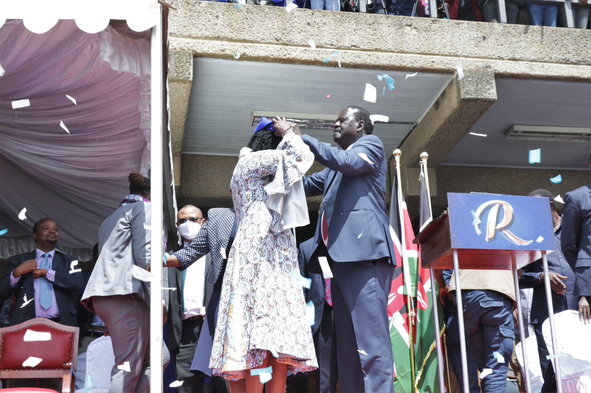 It is a personal journey but also a national journey. It is a culmination of a journey walked with many. It is a journey for and with the people of Kenya. For and with the women and men of Kenya. For the girls and the boys  of this great republic.