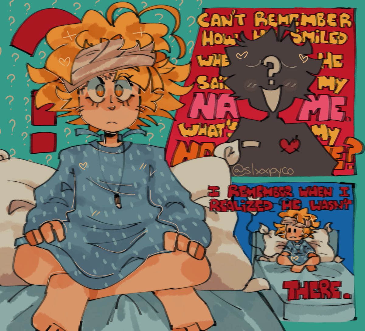 slxxpycoco's tweet photo. Jeremy was his name, he had beautiful eyes.

#blueycapsules #blueycapsulesfanart #JeremyFitzgerald #FNAF https://t.co/ufZE32McxY