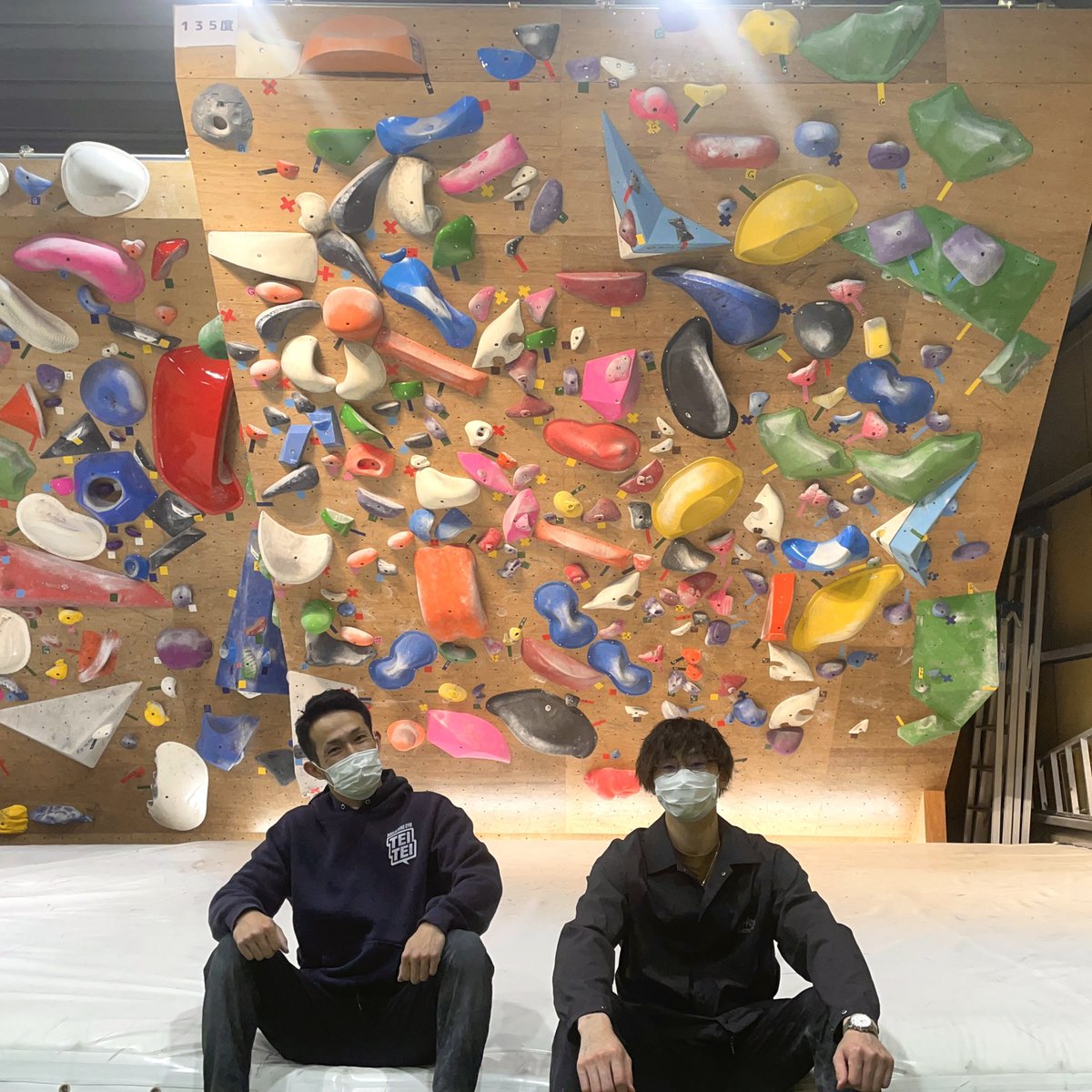 teiteibouldeli1's tweet photo. 135度ホールド替え完了ー😁 https://t.co/bPkQT2Jyth