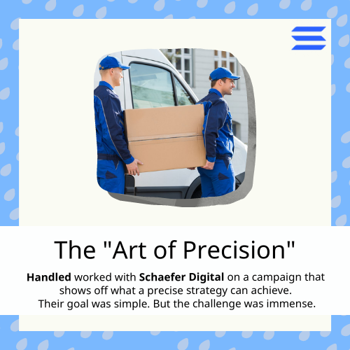 What is the "Art of Precision" and how does it reduce cost-per-lead?

Handled worked with Schaefer Digital on a campaign that showed off what a precise strategy can achieve!

Find out more here:
puddding.com/schaeferdigita…

#MarketingDigital #marketing #marketingtip #brandshowcase