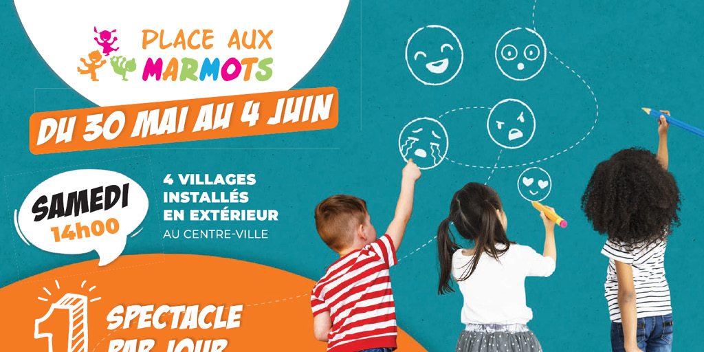 [PLACE AUX MARMOTS] 🎉
Après deux ans d’absence, la Place aux Marmots fait son grand retour à Ville-la-Grand ! 😄
Du 30 mai au 4 juin, au centre-ville, retrouvez la traditionnelle fête dédiée aux enfants avec pour thématique les émotions.
bit.ly/2VBxvhM