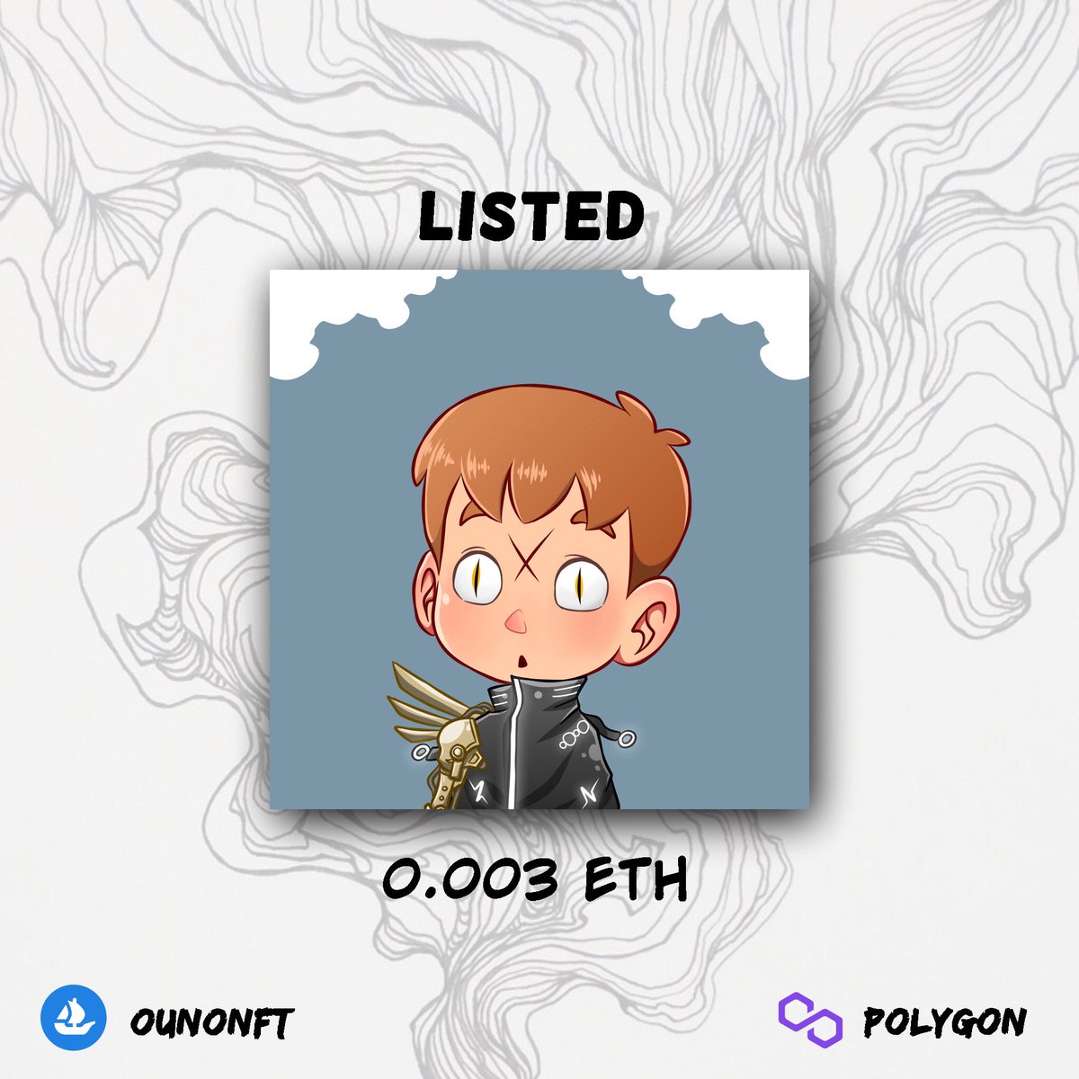 ounonft's tweet photo. Do you want it?
Lets grab it
Start price 0.003
#NFTCommunity #NFTdrop #NFTs #LUNA #cryptoart #NFTJPN #NFTGiveaway #opensea #MATIC #Metaverse @opensea https://t.co/NxKaByV8dd