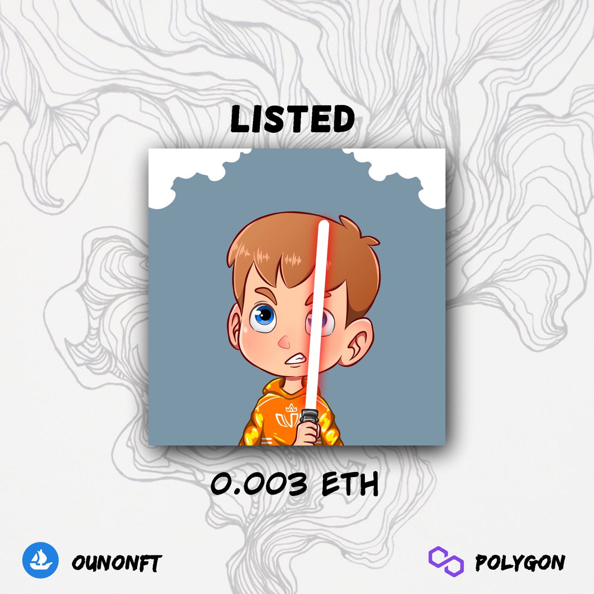 ounonft's tweet photo. Do you want it?
Lets grab it
Start price 0.003
#NFTCommunity #NFTdrop #NFTs #LUNA #cryptoart #NFTJPN #NFTGiveaway #opensea #MATIC #Metaverse @opensea https://t.co/NxKaByV8dd