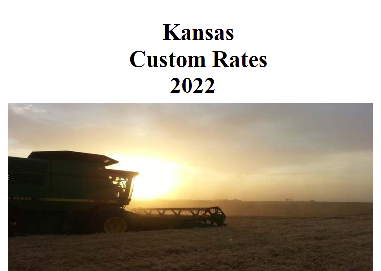 AgManager.info on Twitter "2022 Kansas Custom Rates Survey The KState