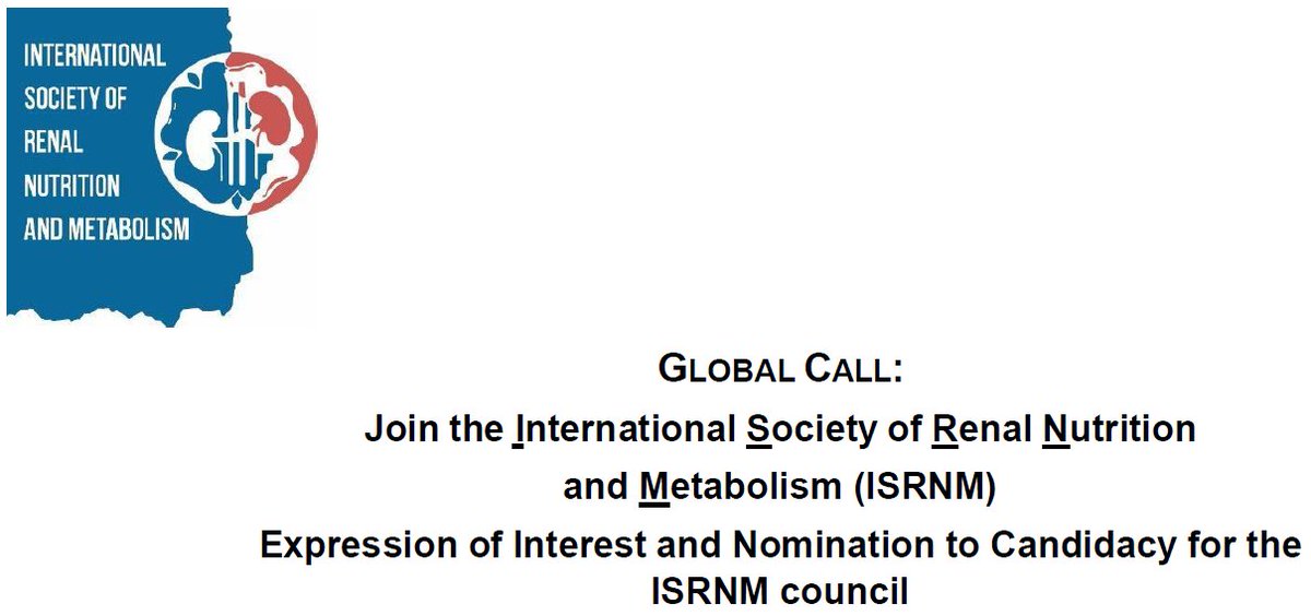 Int'l Society of Renal Nutrition and Metabolism tweet media