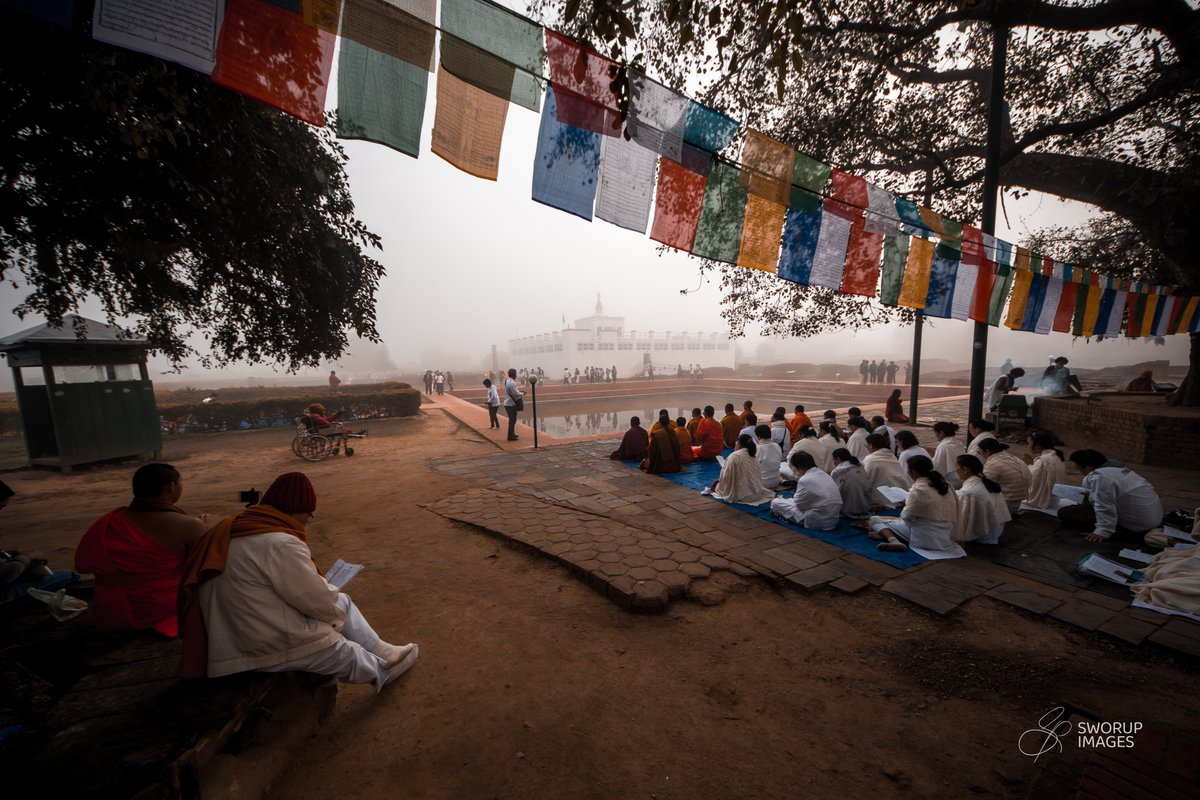 sworupsth's tweet photo. Compassion, Wisdom and Virtue: Buddha's learnings to this world
Happy 2566th Buddha Jayanti

Sharing with you all these pictures from 2019's visit to Lumbini.

#buddhajayanti #2566buddhajayanti #buddhism #gautambuddha #lumbini #meditation #theravada #sworupimages https://t.co/TR7lp3c9mX