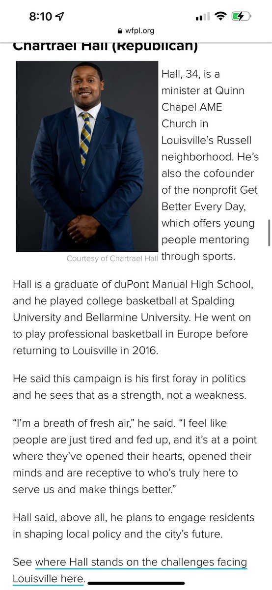 Hall4Mayor502's tweet photo. The power must return to the hands of We the people. 
As your next Mayor of Louisville I will engage with the residents on making things better. Bridging the the gap amongst us is priority. The whole city will hold me ACCOUNTABLE. 
Restoration of Trust, Order and Belief. https://t.co/jwMnn2GBl4