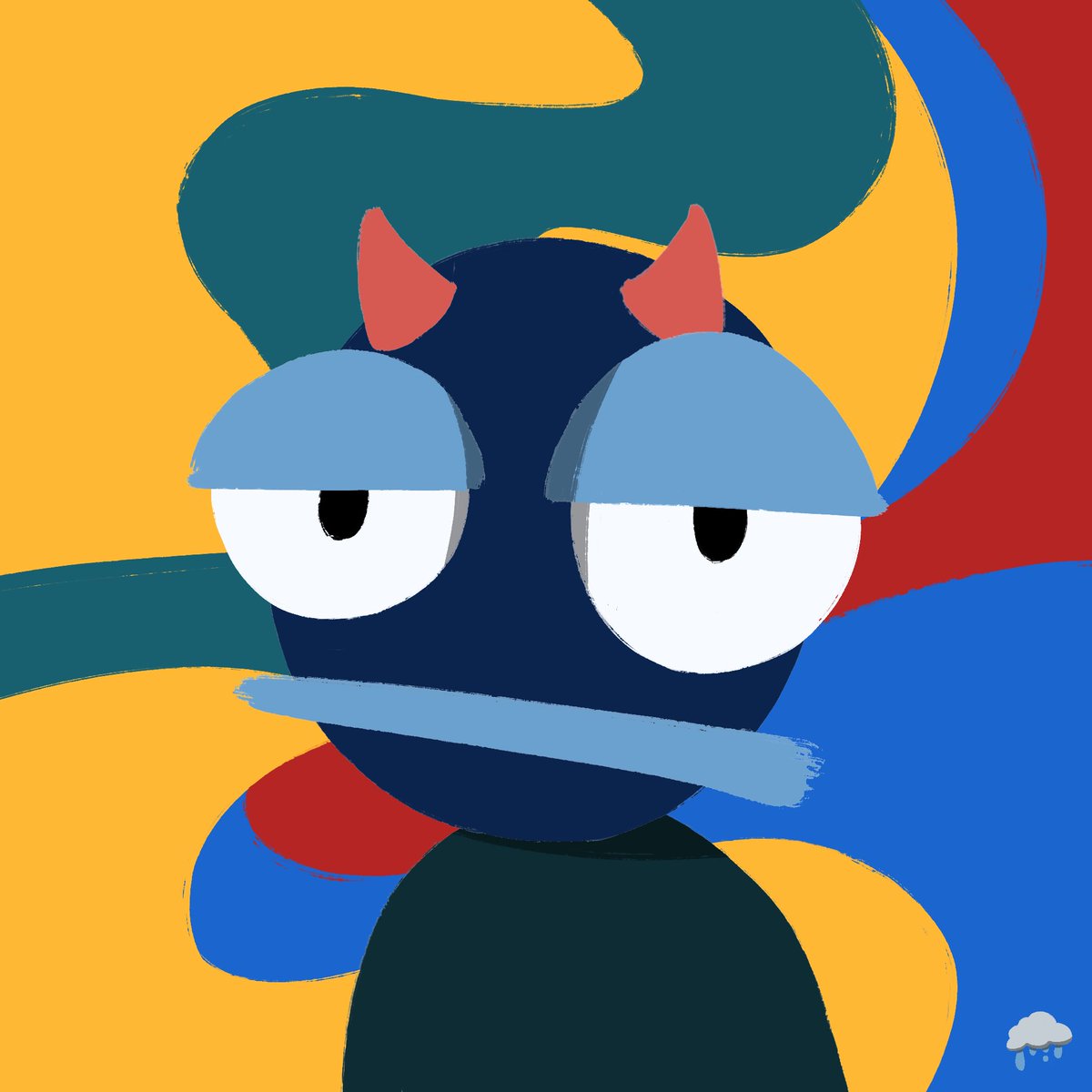 goodygood1222's tweet photo. Finally acquired my 25+ and completed the misc trait collection all in one #staythingy #redhorns https://t.co/3MpZpFV7Nd