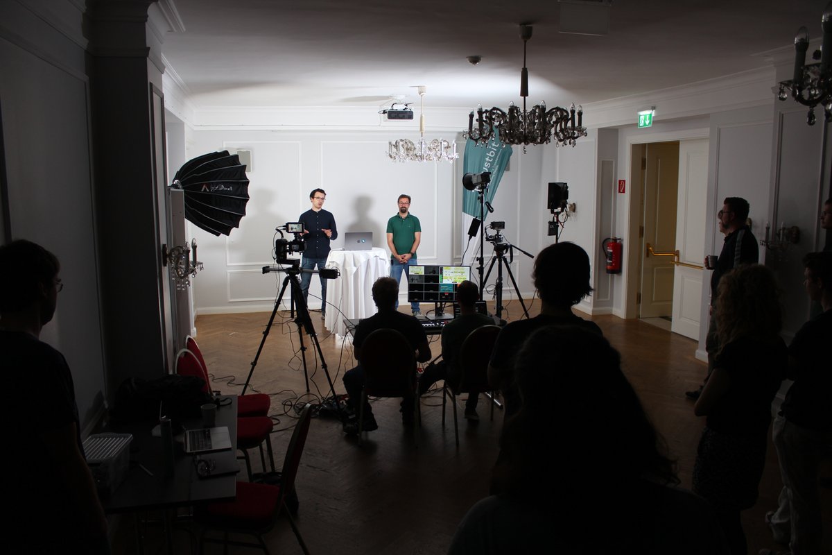 trustbittech's tweet photo. Some more impressions from our #logistics #hackathon last Friday ... a photo thread!

📷 1/3: Our hosts @abdullin and @seburgi 🎙️ https://t.co/XyGYyc92MA