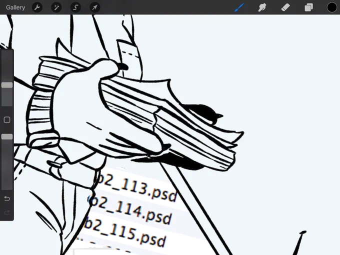 ink snippets from an upcoming guest illustration for Dibbit and Boo 2's one year anniversary @sgoetter 
