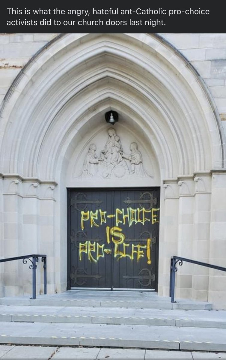 WearetheLMNOP's tweet photo. Max is advocating here for destructive graffiti on private property & approves of those that spray painted on Church doors & statues! The Left claim this is not violent and can be washed off? #SupremeCourtprotest #Scotus #LiberalismIsAMentalDisease #DESTRUCTION @eugenedelgaudio https://t.co/MUgLMoCc5l