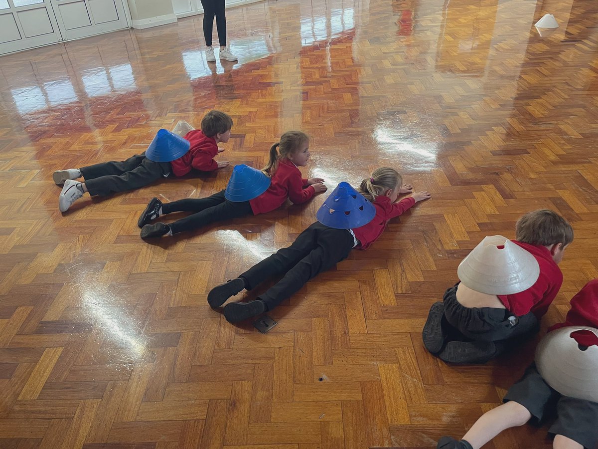 Image for the Tweet beginning: We practised moving like different