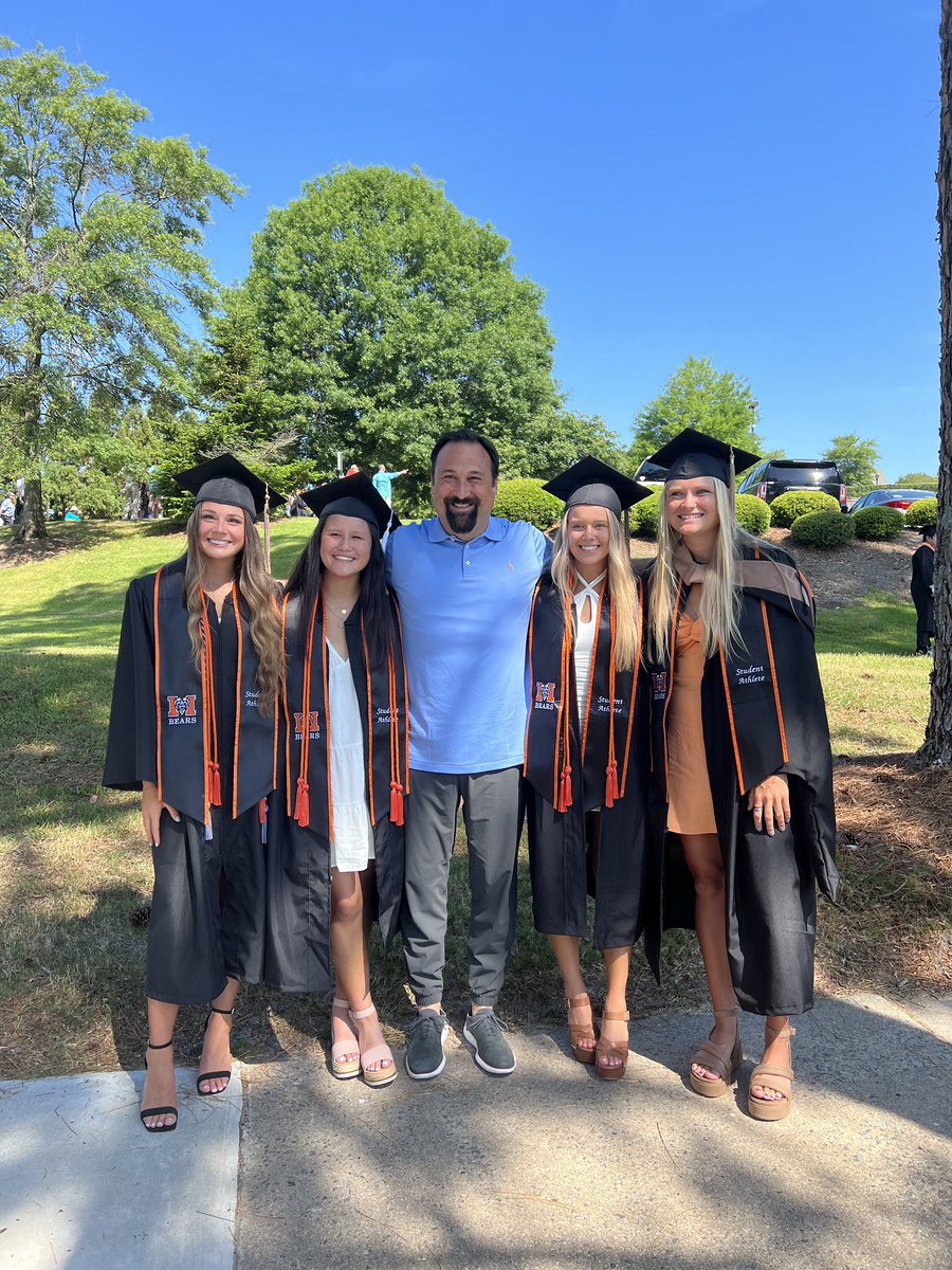 MercerWSoccer's tweet photo. Congratulations to our graduates! We are so proud of them and how they represent Mercer! 

Go Bears! 🐻🎓🧡⚽️ https://t.co/p6gp1m71dn