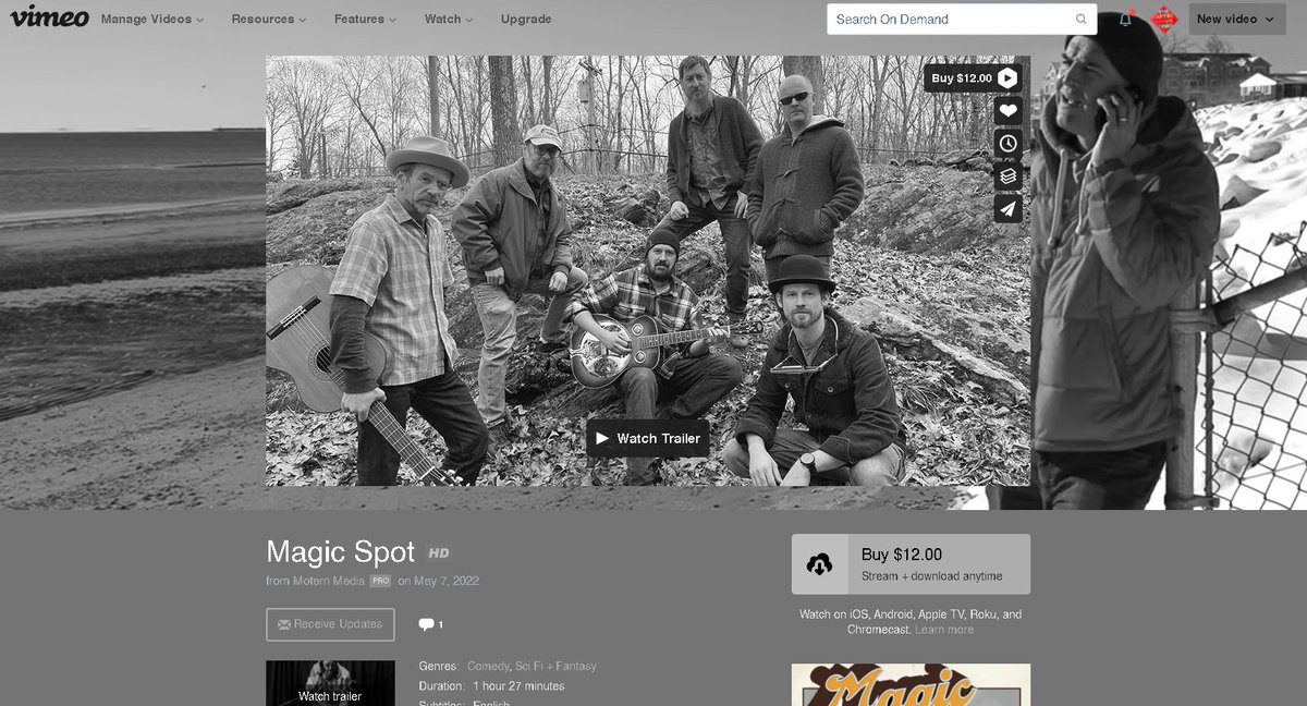 aftermoviediner's tweet photo. I like how when you go to huy #MagicSpot by @ShockMarathons & @MoternMedia on @Vimeo it's the important members of the cast that you see first!
Check out the best movie of 2022 now!
https://t.co/mP2AzvZ4N4 https://t.co/QGHMzs7U0m