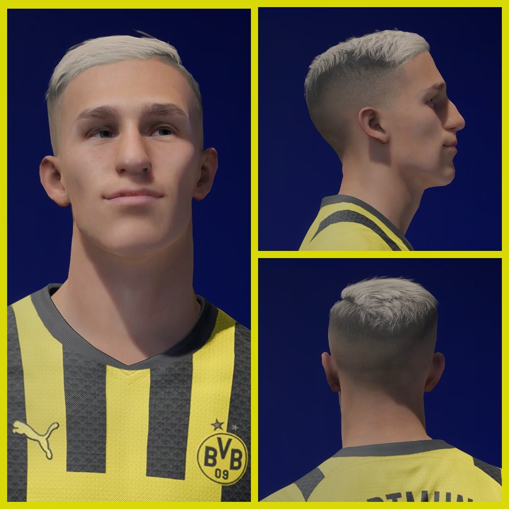 RuswayM's tweet photo. Nico Schlotterbeck 🇩🇪 CB
SC Fraiburg 🇩🇪  > Borussia Dortmund 🇩🇪
21 y.o
OVR: 80
POT: 86
ID: 200746
Automatic install for FIFER's Realism Mod.

https://t.co/NGcY5lZBBT https://t.co/9kx5g0ZFzI