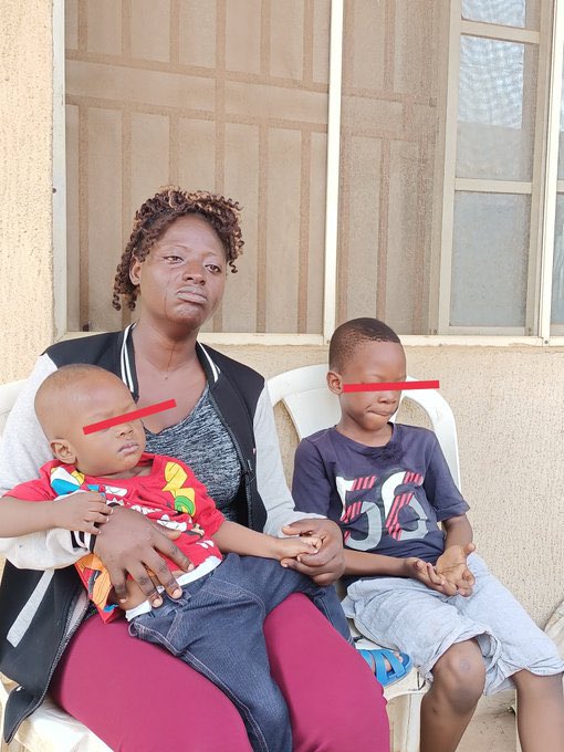 drpenking's tweet photo. This woman has been forced to become a widow at this young age. These children have been forced to become fatherless at this tender age. The killers of Jimoh David must never go unpunished.  #JusticeForDave https://t.co/VPHGlFpcsv