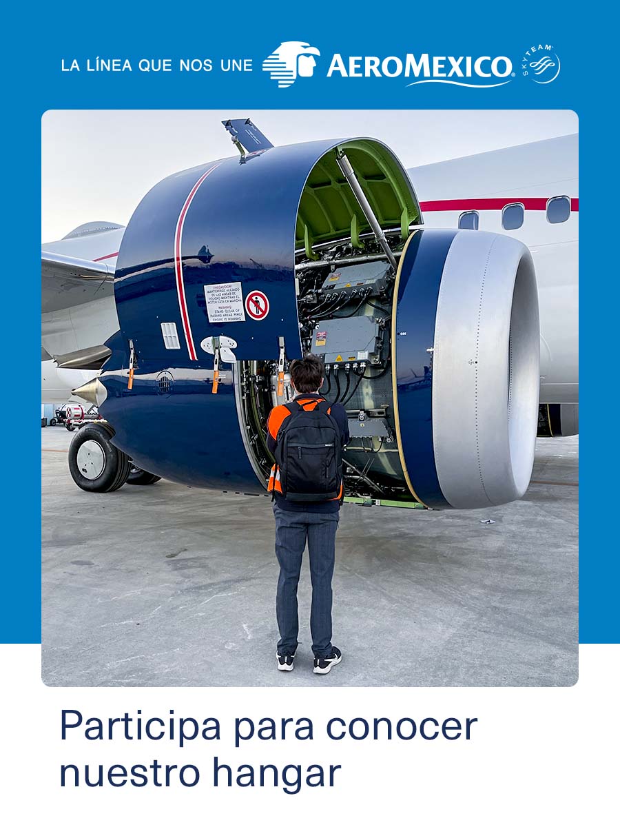 Aeromexico's tweet photo. ¿Eres entusiasta de la aviación? Da ❤️ si te gustaría participar para ver uno de los aviones más nuevos y sustentables así de cerca.
#AMGeek #737MAX https://t.co/uSPhxXUUXL