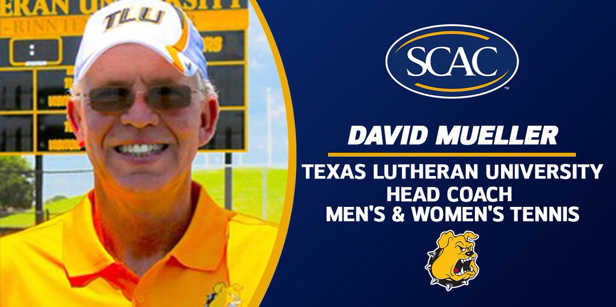 SCAC_Sports's tweet photo. #SCACTen | @tluathletics Hires David Mueller to Head Tennis Program🎾

📰 | https://t.co/65P413fNZk

#SCACPride | #SCACMTen | #SCACWTen | #d3tennis https://t.co/Egle0vzU3d