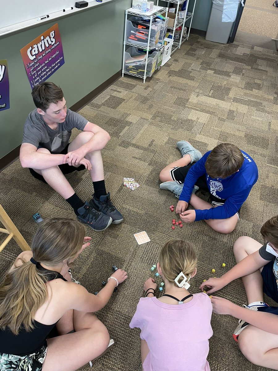 5th and 7th grade math mates working together! Thanks to @mary_mauger for collaborating with us! <a href="/HJHPanthers/">HIJH Panthers</a>