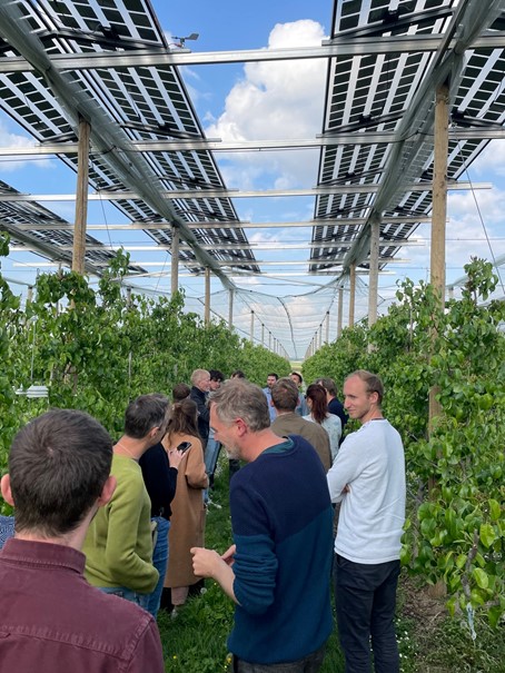 After going online due to covid, our consortium met last week at @KUL_TRANSfarm 🌿Pilot sites are gearing up for growing season 1 🌿Biochar fertilisation trials show promising results 🌿An #agrivoltaics #hydrogen prototype panel is a fact 🌿... Stay tuned! 🙏to all partners!