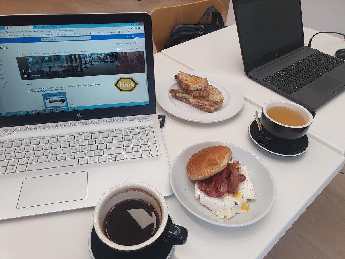 Another working lunch @HiveStreatham Great workspace, free WiFi and excellent coffee #workingfromhome #yummy