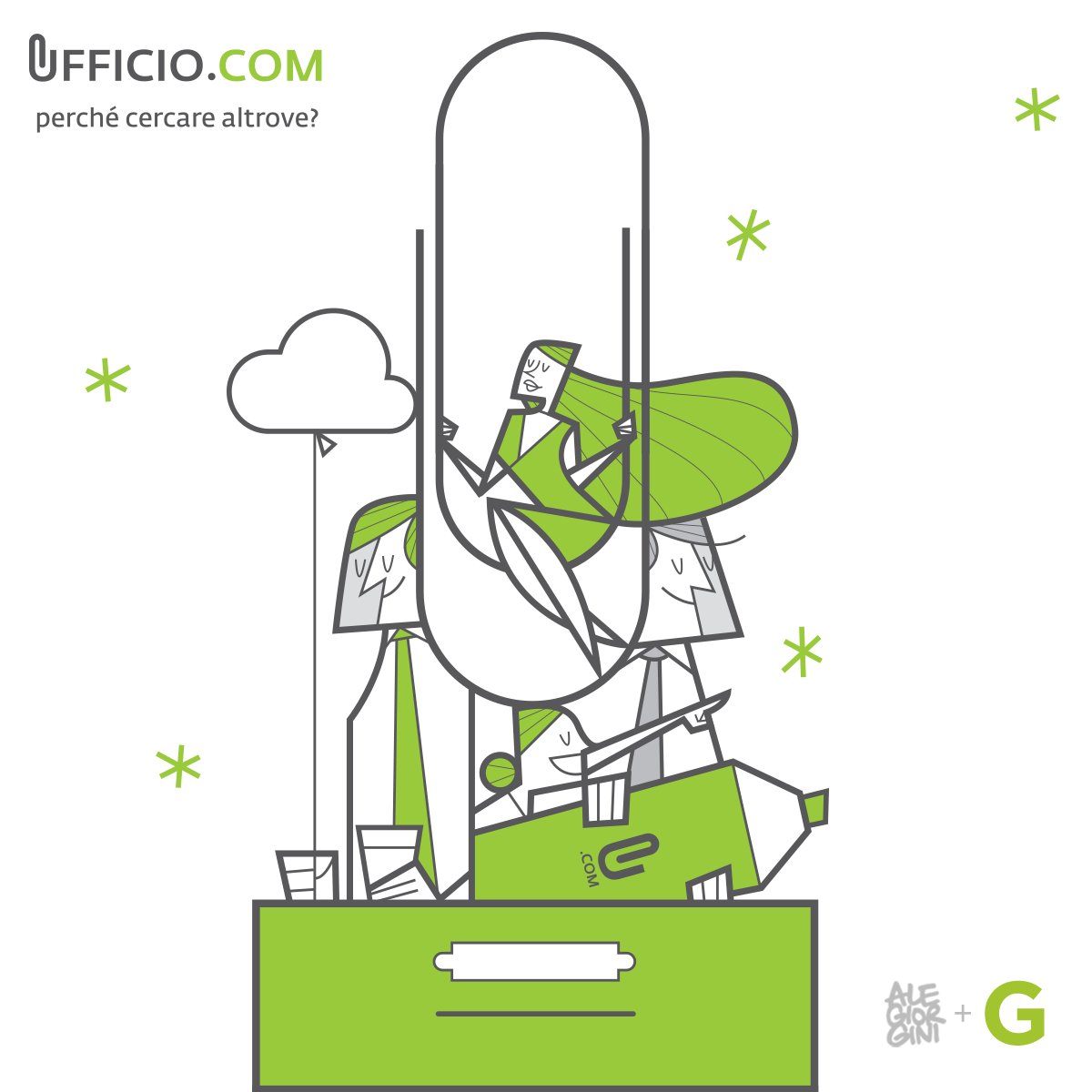 graffiti2000's tweet photo. Briefing, call, deadline… Se la vita d’ufficio è troppo piatta, rendiamola almeno “flat”: con le illustrazioni di @alegiorgini_, la routine lavorativa assume tutto un altro spessore.

Art direction: GRAFFITI
Progetto: https://t.co/V8JV4hJrTH
Illustrazioni: @alegiorgini_ https://t.co/EIUoqKwIKn