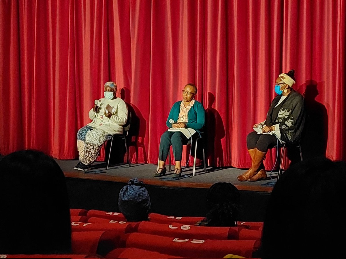 Such a pleasure being part of the Q&amp;A panel for Lingui with Florence from  AfroCarribean Elders Group and @MissChisomo Dr Chisomo Chancellor Fellow in Sociol Anthropology medical Humanities at Edinburgh University <a href="/AiMfilmfest/">Africa in Motion</a> <a href="/Filmhouse/">Filmhouse</a>