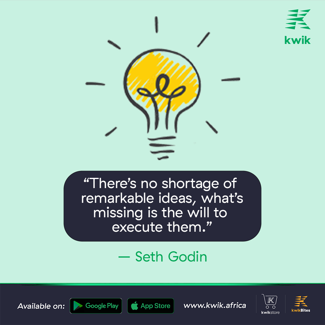 kwikafrica's tweet photo. Always remember that there's nothing you can't do as long as you put your mind to it.
#Kwik #StartKwik #DeliverKwik #KwikAfrica #sethgodin #sethgodinquotes #sethgodinquotes #lightbulbmoment #lightbulbmoments https://t.co/E5T14Lbwus