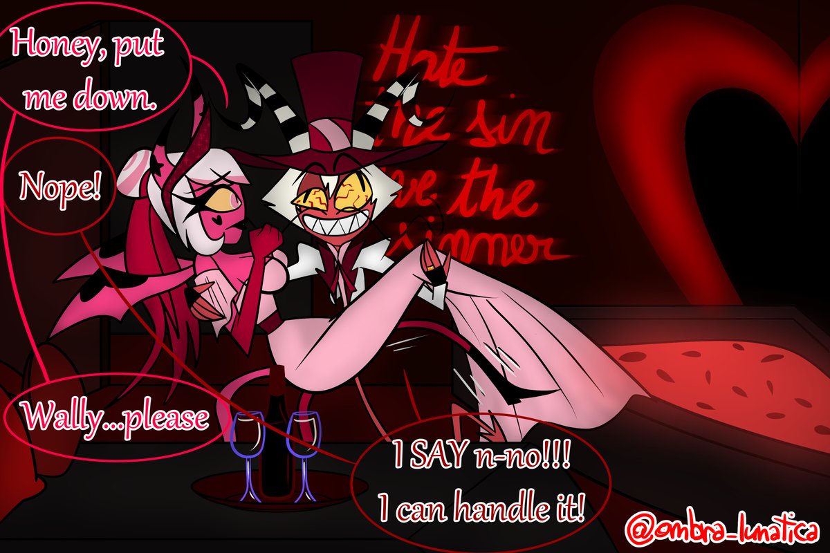 ombra_lunatica's tweet photo. Last but not least day of #MayfordWeek - wedding 👰🏻♀️🤵🏻♂️
I'll give a cookie to anyone who recognizes the quote behind them 🍪🍪🍪
p.s. it's their honeymoon room ❤️🔥❤️🔥❤️🔥
#HelluvaBoss #Mayford #HelluvaBossFanart #VerosikaMayday #WallyWackford #Verosika #Wally #HelluvabossVerosika https://t.co/y6Deehgs0n
