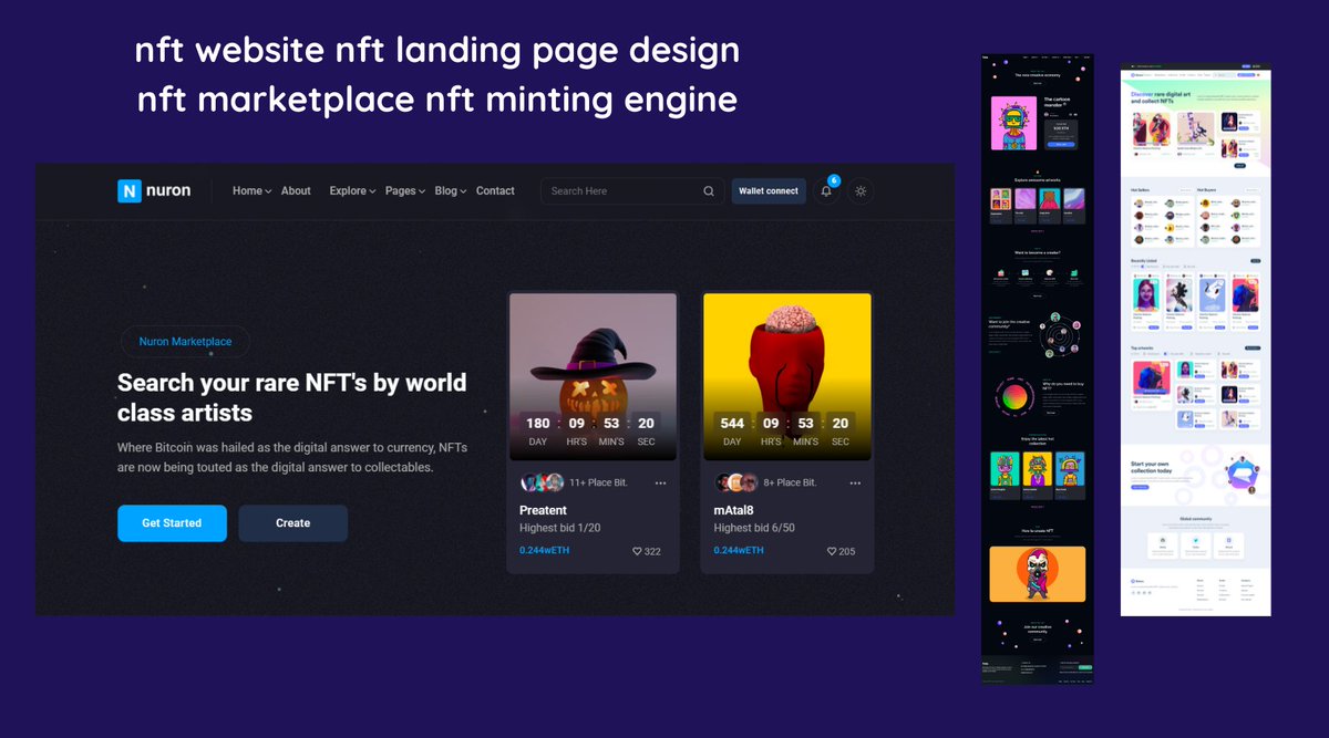richy_stacy's tweet photo. @metalioncircle Hey World,
Anyone who wants to design an NFT website or Landing page to showcase their art or a marketplace or Minting website
CONTACT
https://t.co/JeeI2PN4eF https://t.co/0nrdMvCwbF