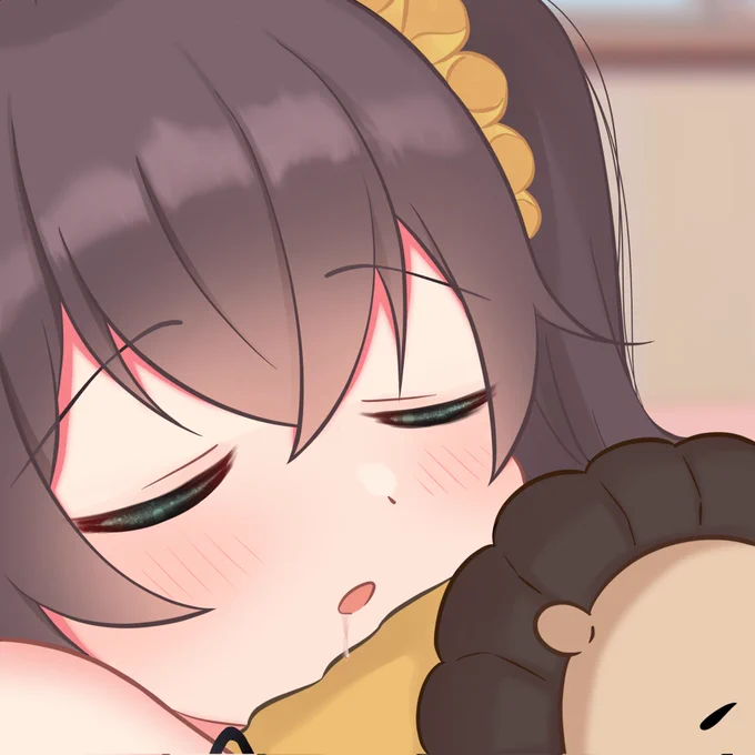 #新しいプロフィール画像
新しいねむねむアイコン〜(◍¯﹃¯◍) 
