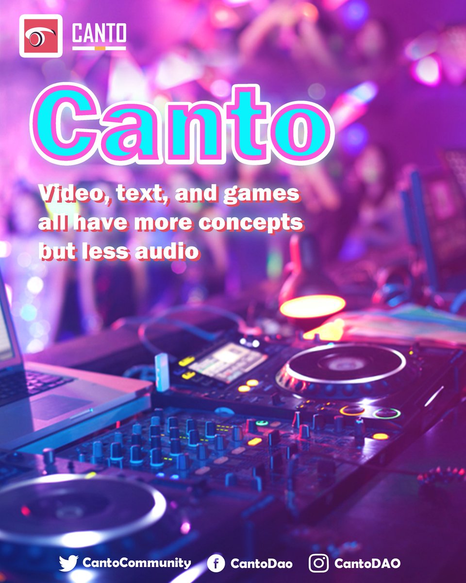 CantoCommunity's tweet photo. Add token incentive, NFT, DEFI Finance, and DAO governance to the music streaming media.
Realize music Web3.0
#dapp #web3 #nft #music https://t.co/1z7fllLONQ
