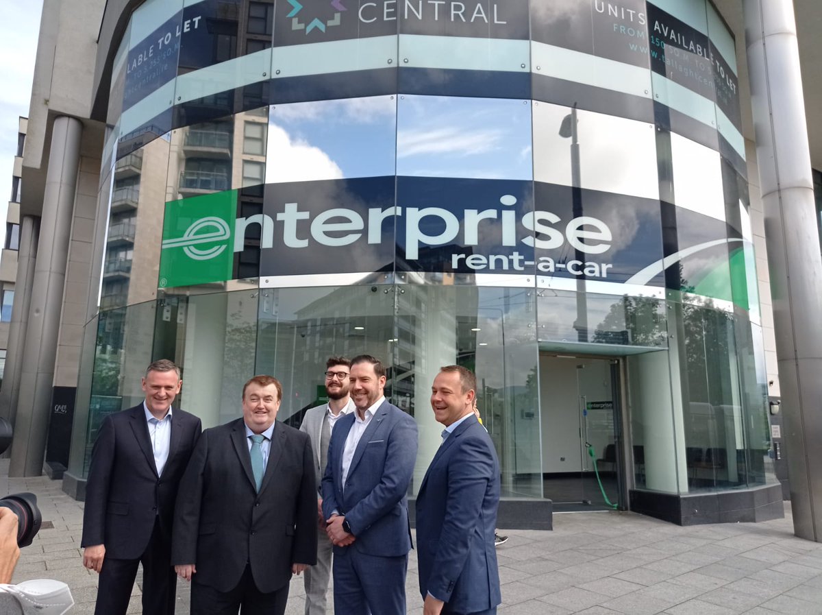 brophytalks's tweet photo. Delighted to officially open the Tallaght branch of @enterprisecares rent-a-car service this morning, right in the heart of Tallaght by the Square. Great to have this car rental service available for people in the area. https://t.co/IYTFAsDHN7