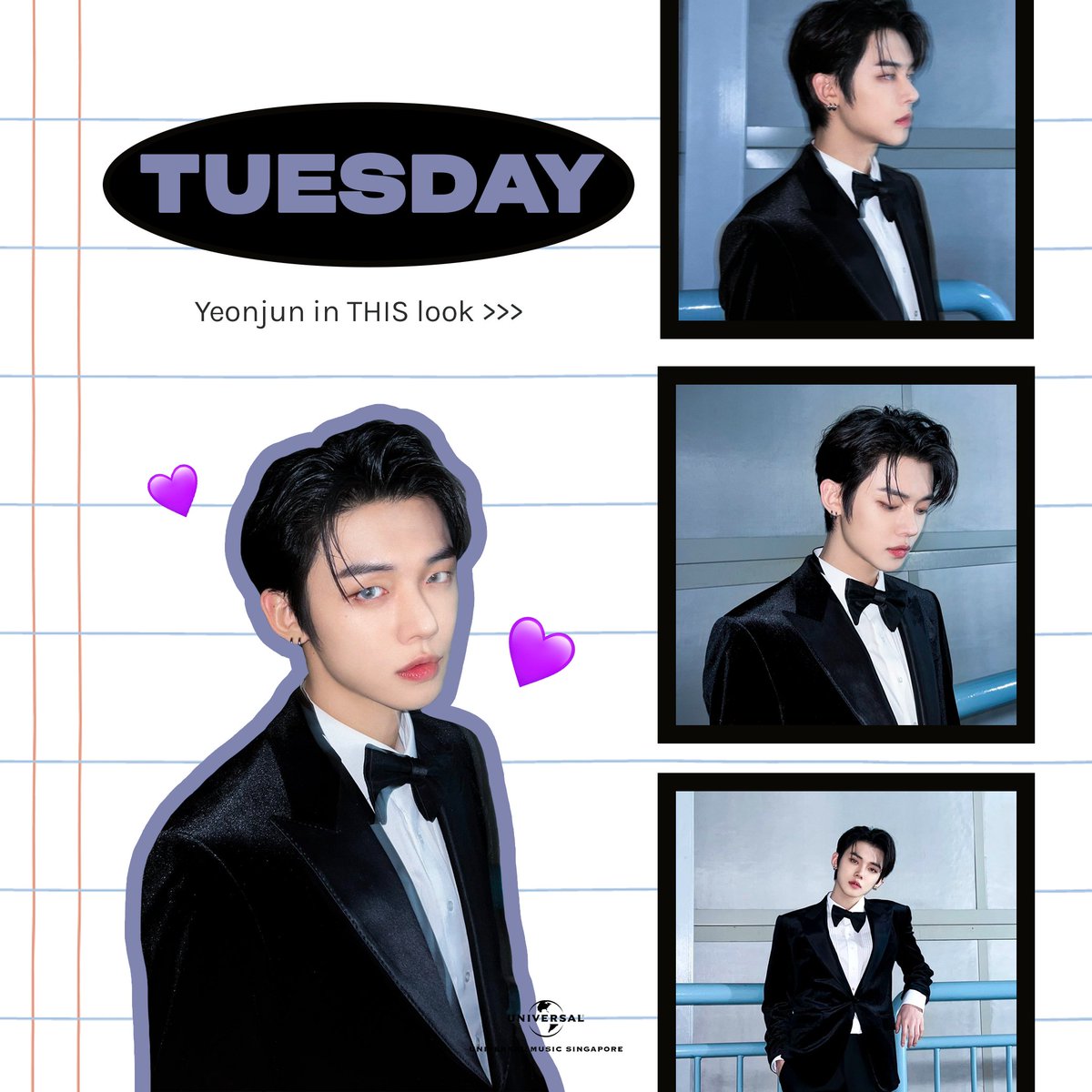 universalmusg's tweet photo. let good boy, bad boy, and fashion king #YEONJUN be your outfit inspo for the week [THREAD] 🦊

🎧 https://t.co/V4vh6iXtg0

#TXT #TOMORROW_X_TOGETHER #Thursdays_Child #GOOD_BOY_GONE_BAD https://t.co/xM8WsKE4Ef