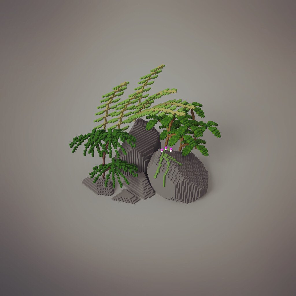 🌱 🌱 #voxelart #magicavoxel #voxelworld #bushcraft #voxelart3d #3dart #3dmodeling #3dmodel #voxel #voxelartist  #voxelworld #camping #camp #campfire #bamboocup #3dpixelart #tropicalforest #southeastasia