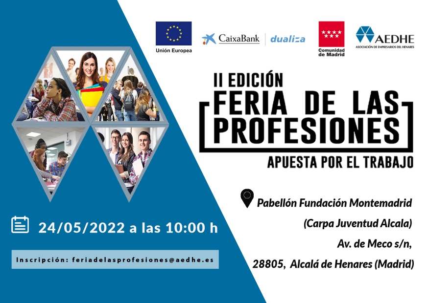 aedhe's tweet photo. Iniciamos la #SemanaEuropeaFP #FormaciónProfesional invitando a participar en la Segunda Edición de la #FeriadelasProfesiones2022 #FeriaProfesionesHenares Somos colaborador Oficial del Programa #DiscoverYourTalent #EUVocationalSkills
#DescubreLaFP #FP #SoyDeFP #YoCreoEnLaFP https://t.co/YEGJW5yZlj
