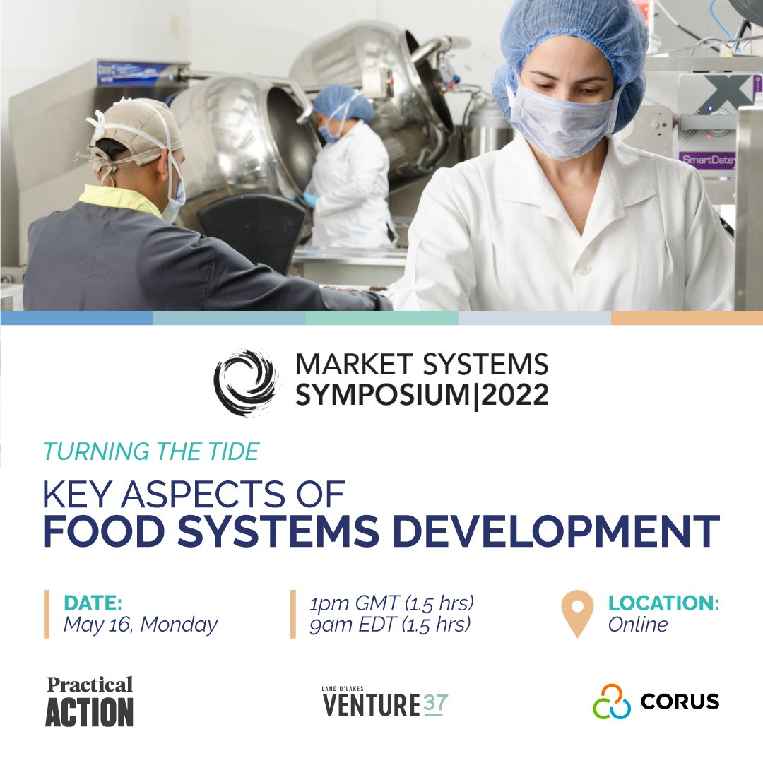 Dont miss out on the Turning the Tide plenary session at the annual Market Systems Symposium! We welcome thought leaders from <a href="/PracticalAction/">Practical Action</a>, @LandOLakesV37 and <a href="/LWRmedia/">Corus International Media</a>  who will explore the hot topic of Food Systems Development!