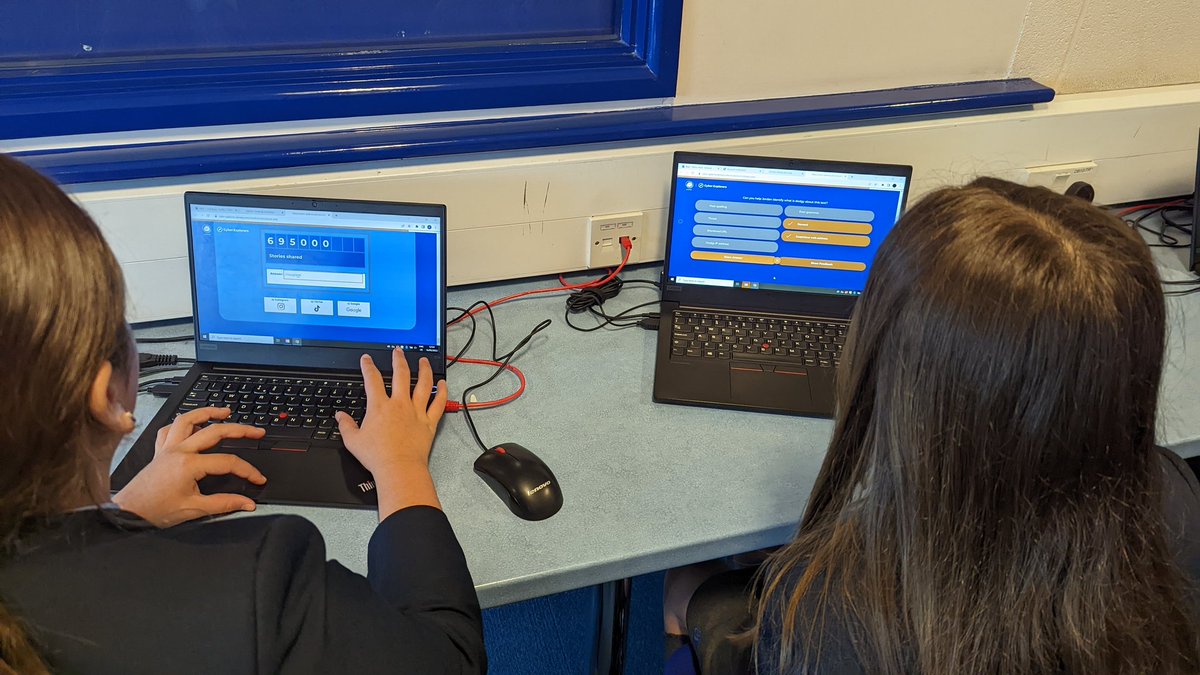 SJHSICT's tweet photo. We are beginning our #cyberexplorer journey with @NCSC and @ThalesNDEC
@sjhsnewport https://t.co/3OtiHZiRGp