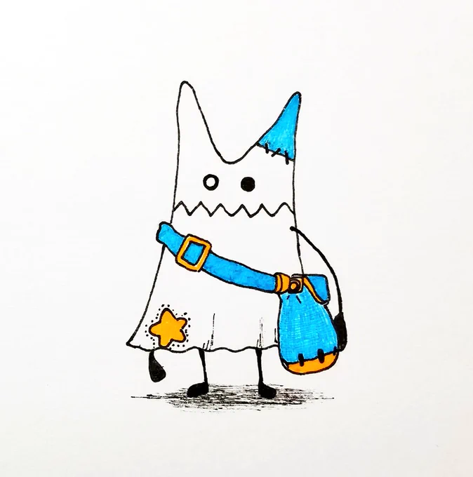 あおいかばんのぬいぐるみ。
きいろいかばんのぬいぐるみ。 