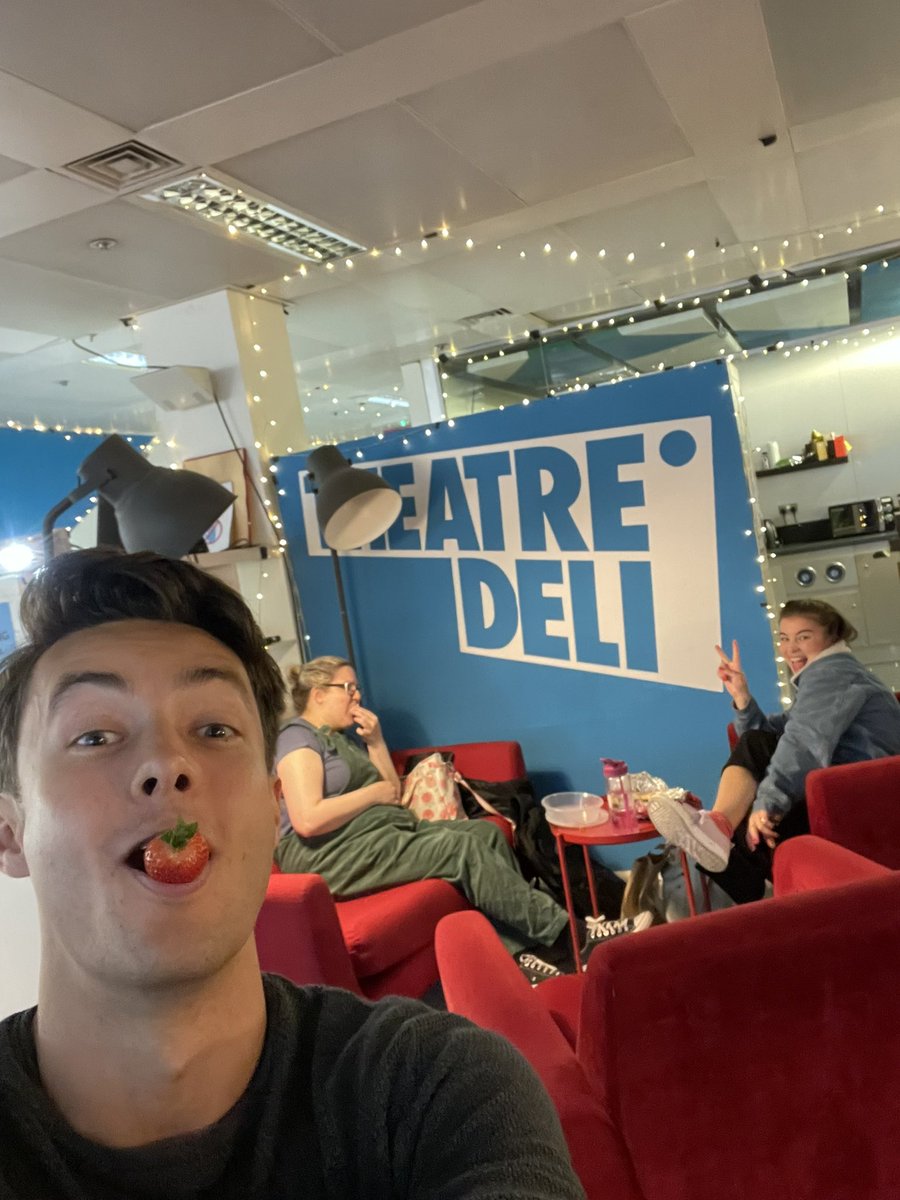 AequitasTheatre's tweet photo. Andre Frey taking over Aequitas!!
Rehearsing The Collab at Theatre Deli! 
Oh and seductively eating strawberries 🍓 https://t.co/5waKKxlomZ