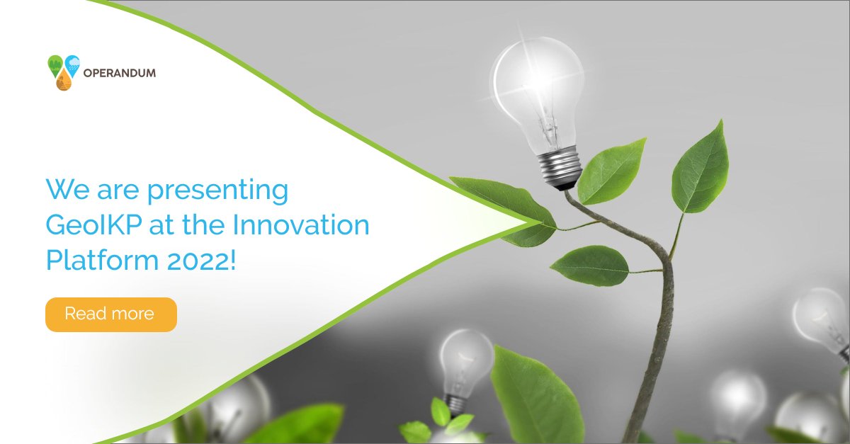 We are excited to announce that we will present #GeoIPK during the Innovation Platform organized by <a href="/UNDRR/">UNDRR</a>. Exhibitions from 34 different organizations will show their innovation in DRR both virtually as well as physically. Read more: bit.ly/37MVSQS #NatureBasedSolutions
