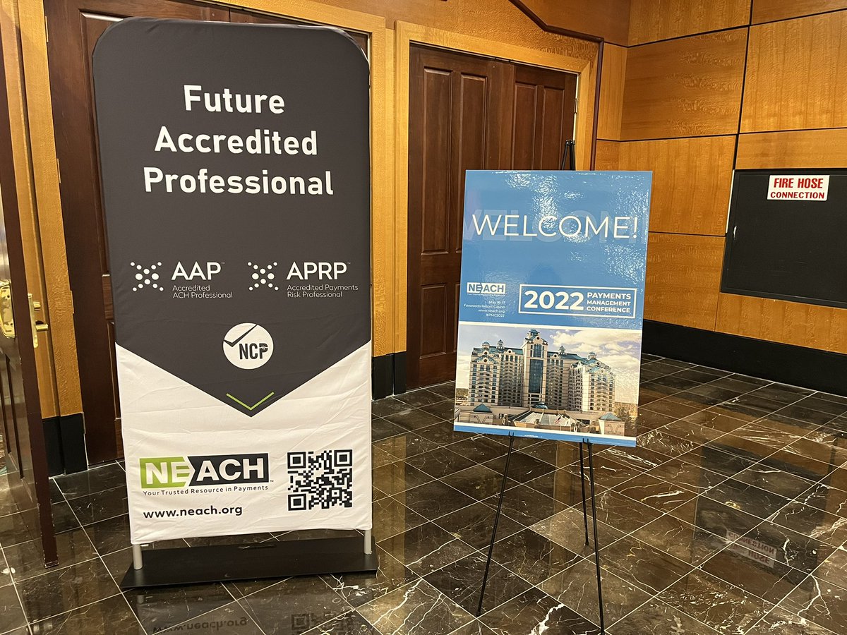 NEACHPymtsGroup's tweet photo. Welcome back NEACH members! We are so happy to see you in-person! #PMC2022 https://t.co/enSoPj2gQM