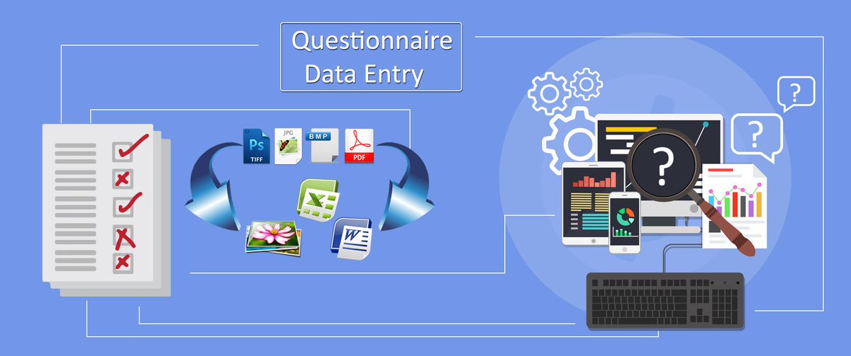 BPODataEntry's tweet image. Drawing out a specific set of business required information from a wide range of available resources.
#bpodataentryhelp #QuestionnaireDataEntry #dataentry #DataEntryCompanies #DataEntryWork #Medicaldata #bpo
visit: bpodataentryhelp.com/content/servic…
mail at: support@bpodataentryhelp.com
