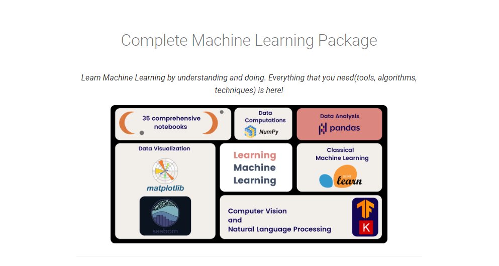 Aakriti_Sarma's tweet image. Machine Learning Enthusiasts UNITE!🤖

@Jeande_d has curated Complete Machine Learning Package containing 35 end-to-end interactive notebooks on manipulating and analyzing datasets, ML algos, neural nets, and deep learning for computer vision and NLP.

nyandwi.com/machine_learni…