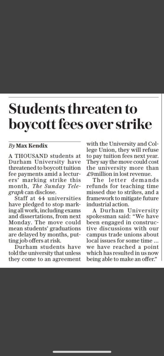 So: @durham_uni @lborouniversity @UofGlasgow each making collaborative statements with @ucu in relation to @USSstrike and #FourFights 👏🏼👏🏼👏🏼 Please can we add @UniofNewcastle to the list? Or is it dependent on similar student action? @NewcastleUniUCU @USSbriefs @UCUGeography