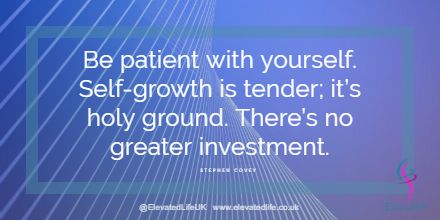 BiancaValenta's tweet photo. "Be patient with yourself. Self-growth is tender; it’s holy ground. There’s no greater investment." - Stephen Covey #MondayMotivation #MondayWisdom #MondayVibes #MondayMood #MondayThoughts #MondayMorning #MondayMindset https://t.co/1ZkbuP8NPE