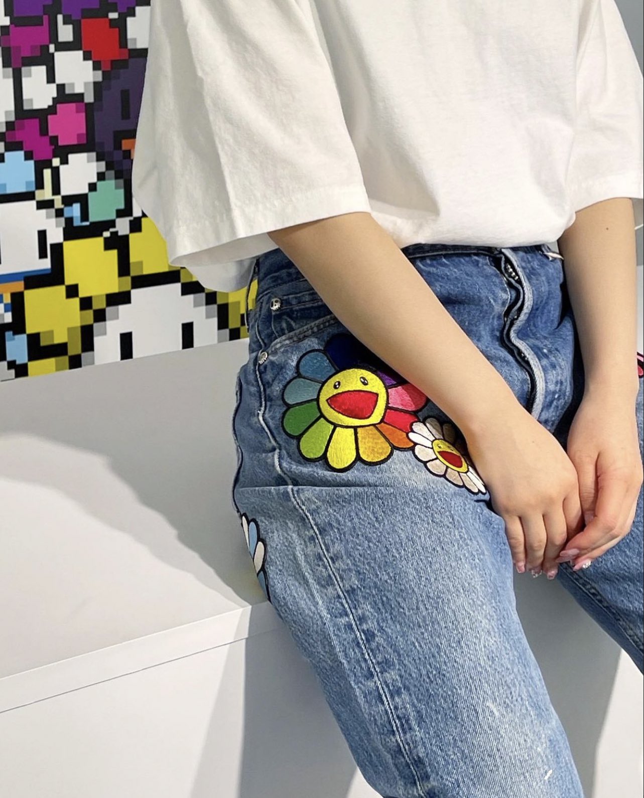 takashi murakami jeans