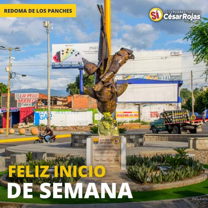 CesarRojasCucut's tweet photo. La popular redoma de los Panches, en el sector conocido como la Silla Coja, un espacio recuperado y remodelado, gracias al pago de sus impuestos durante la vigencia 2016-2019.
Seguimos demostrando que en Cúcuta #SíSePuedeProgresar #GenerandoProgreso
Feliz inicio de semana. https://t.co/SJyyYl3RsT