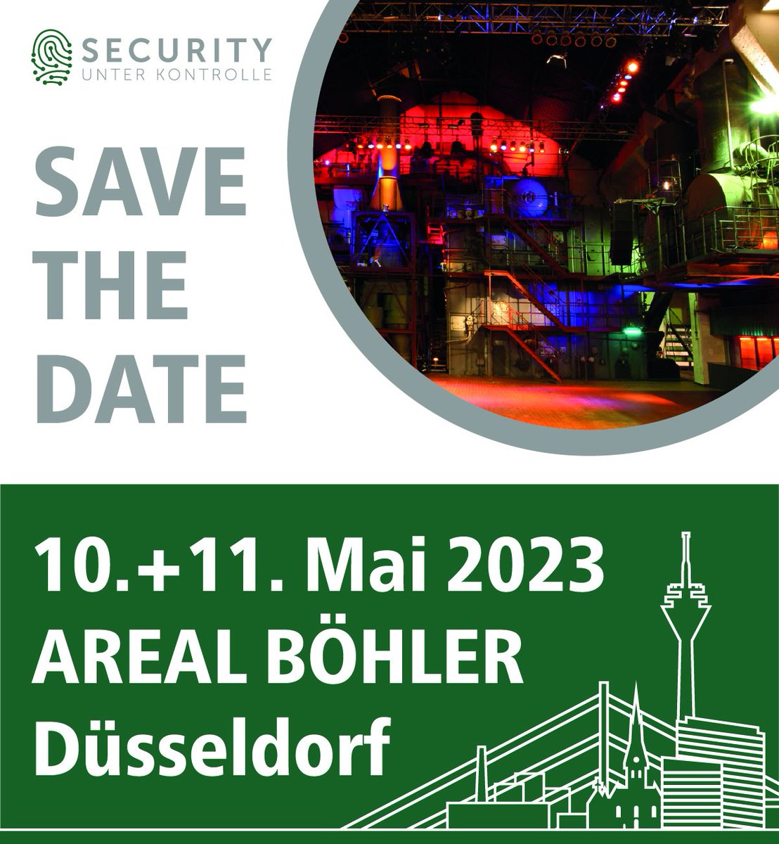 Freunde der gepflegten OT-Security - unsere Location steht!

Wir treffen uns am 10. und 11. Mai 2023 in lauschiger Industriekulisse im Alten Kesselhaus / Areal Böhler in Düsseldorf. 

Kommt ihr vorbei? Am besten mit euren eigenen Ideen? Unser CfC läuft: atpinfo.de/security-unter…